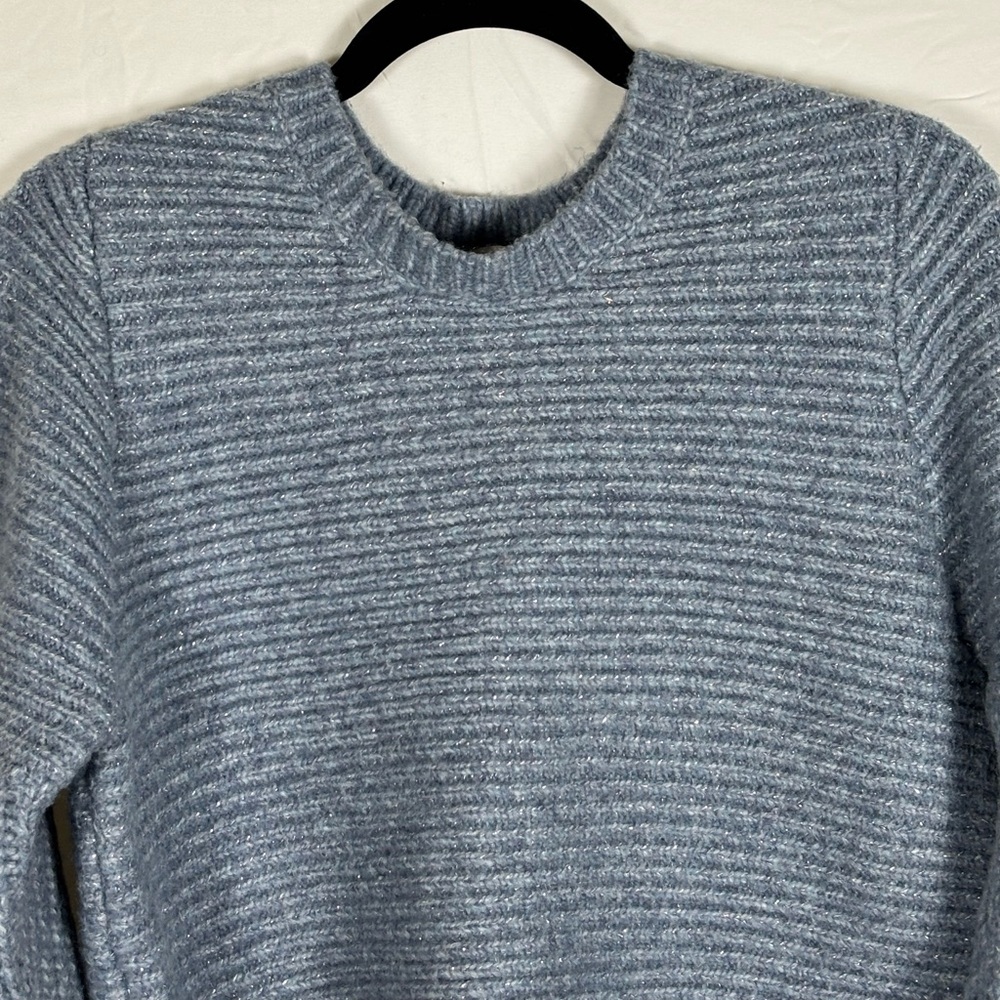Zara Light Blue Wool Sweater- L - Picture 6 of 14